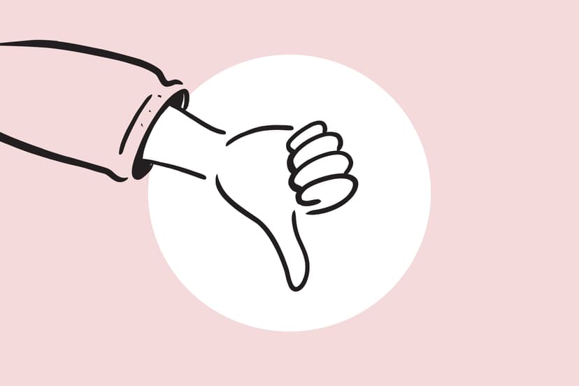 Thumbs down